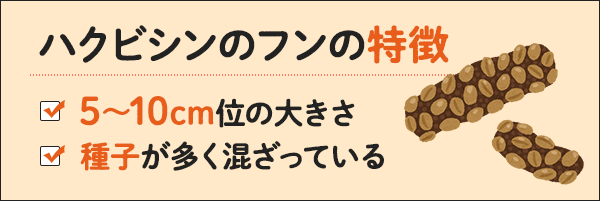 種子が多く混ざっていることが多いです