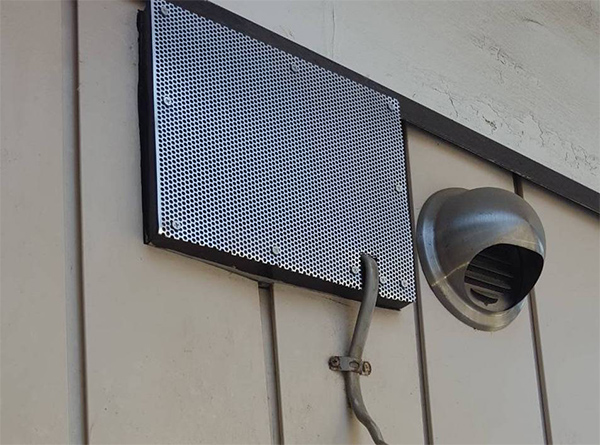 対策済みの換気口